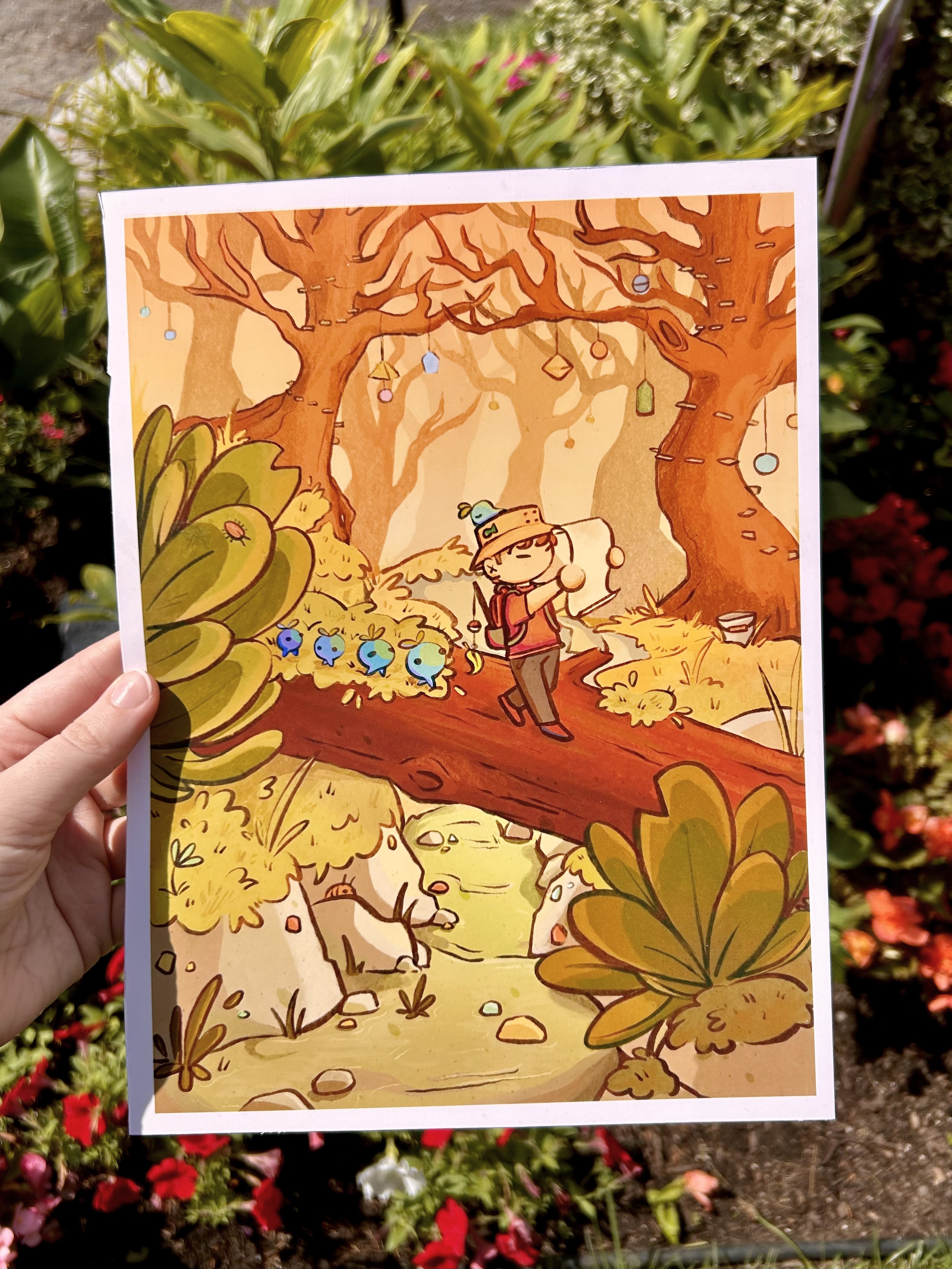 Golden Adventures Art Print (8.5x 12) Large