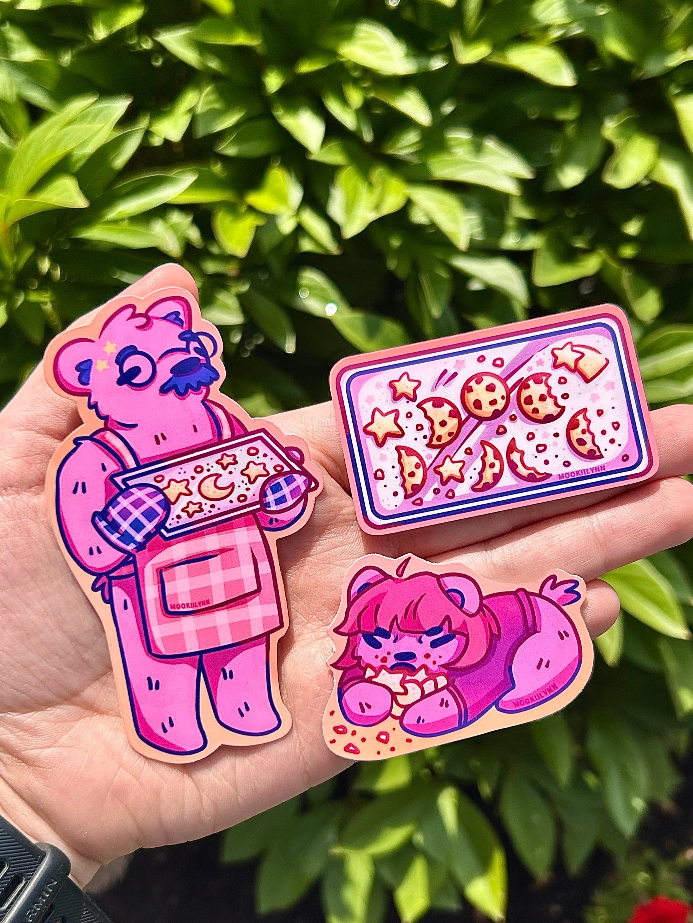 Cookie Cub Trio Sticker Set
