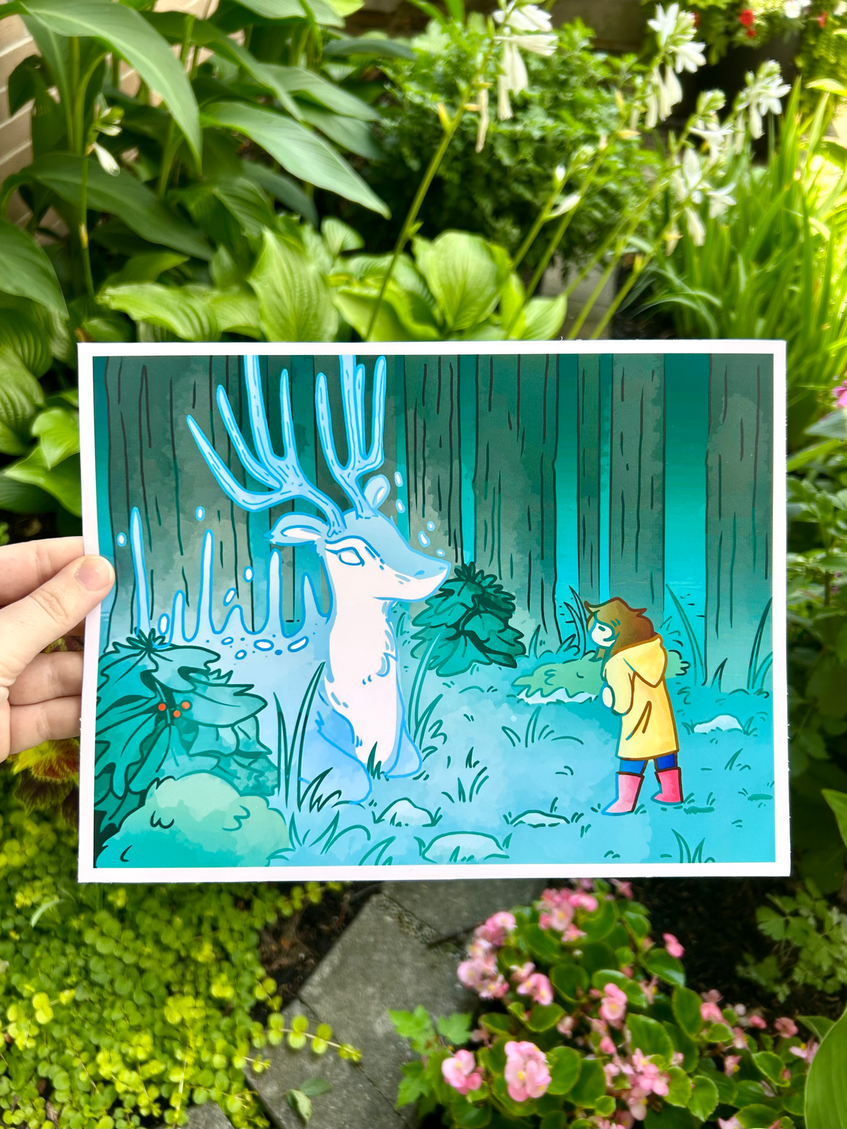 Enchanted Forest Art Print (8.5 x 11) Large