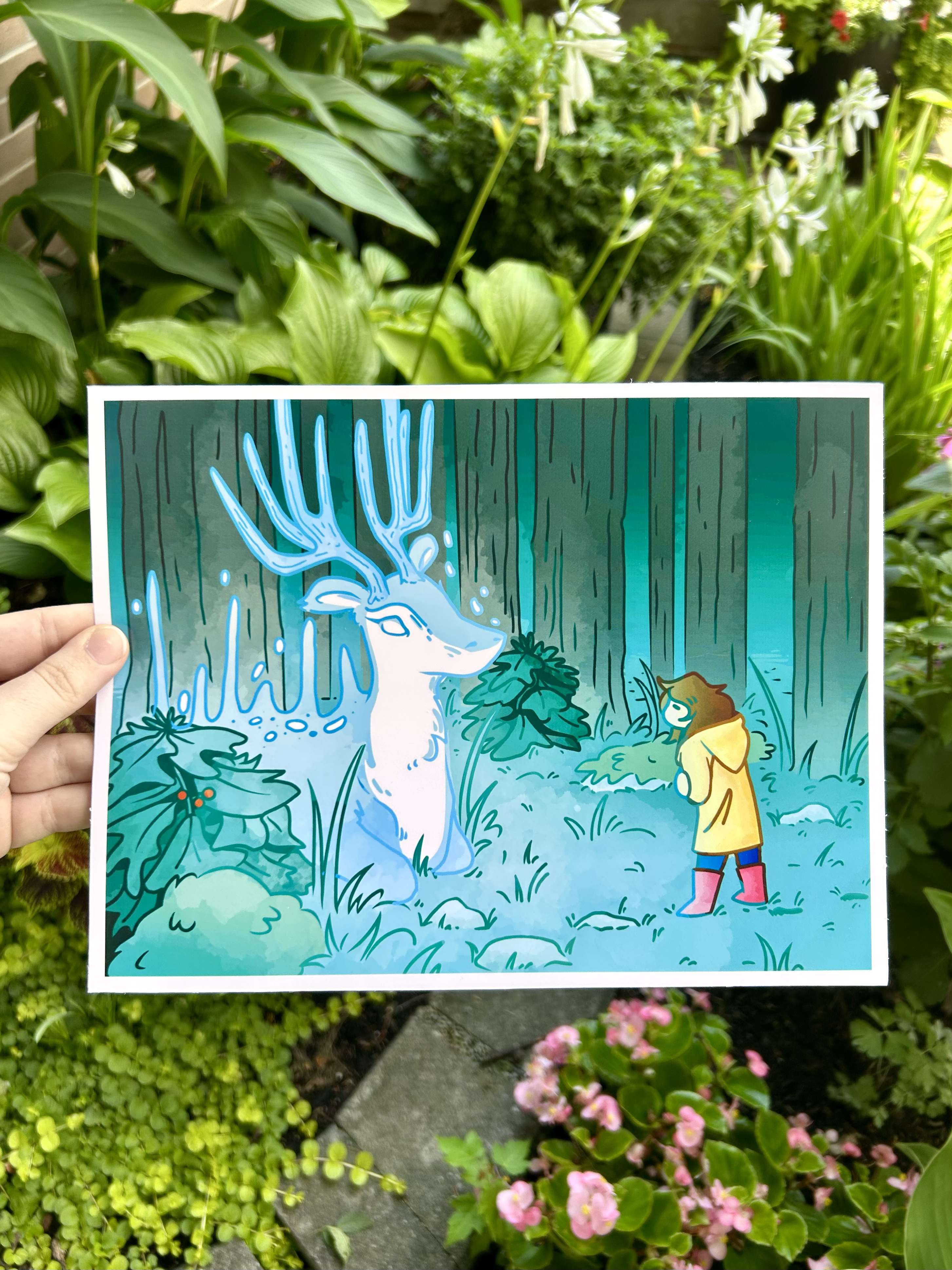 Enchanted Forest Art Print (8.5 x 11) Large