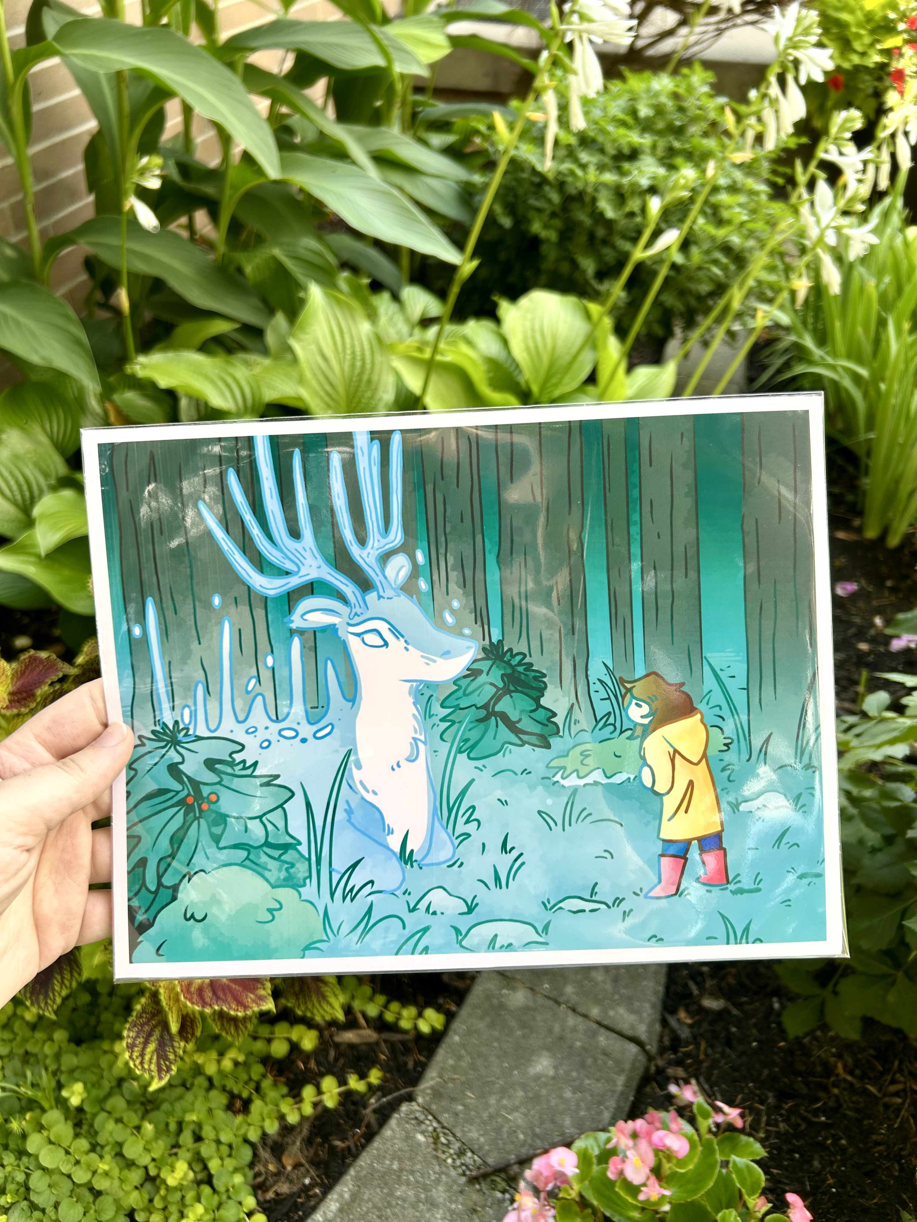 Enchanted Forest Art Print (8.5 x 11) Large