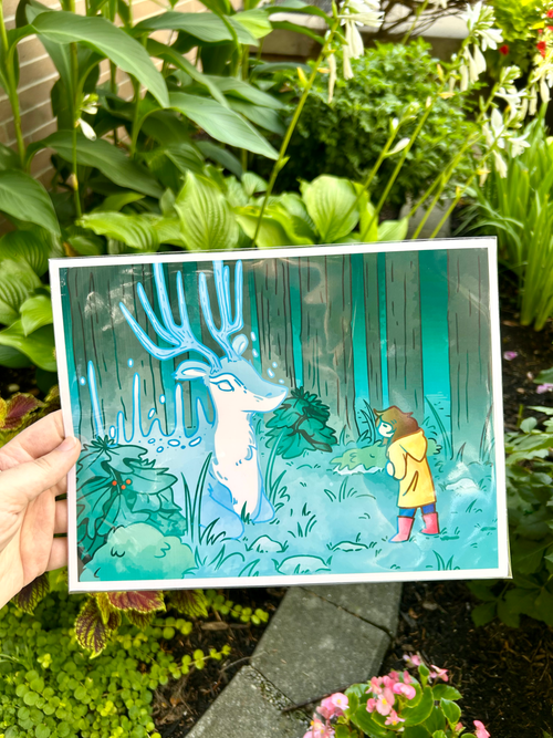 Enchanted Forest Art Print (8.5 x 11) Large