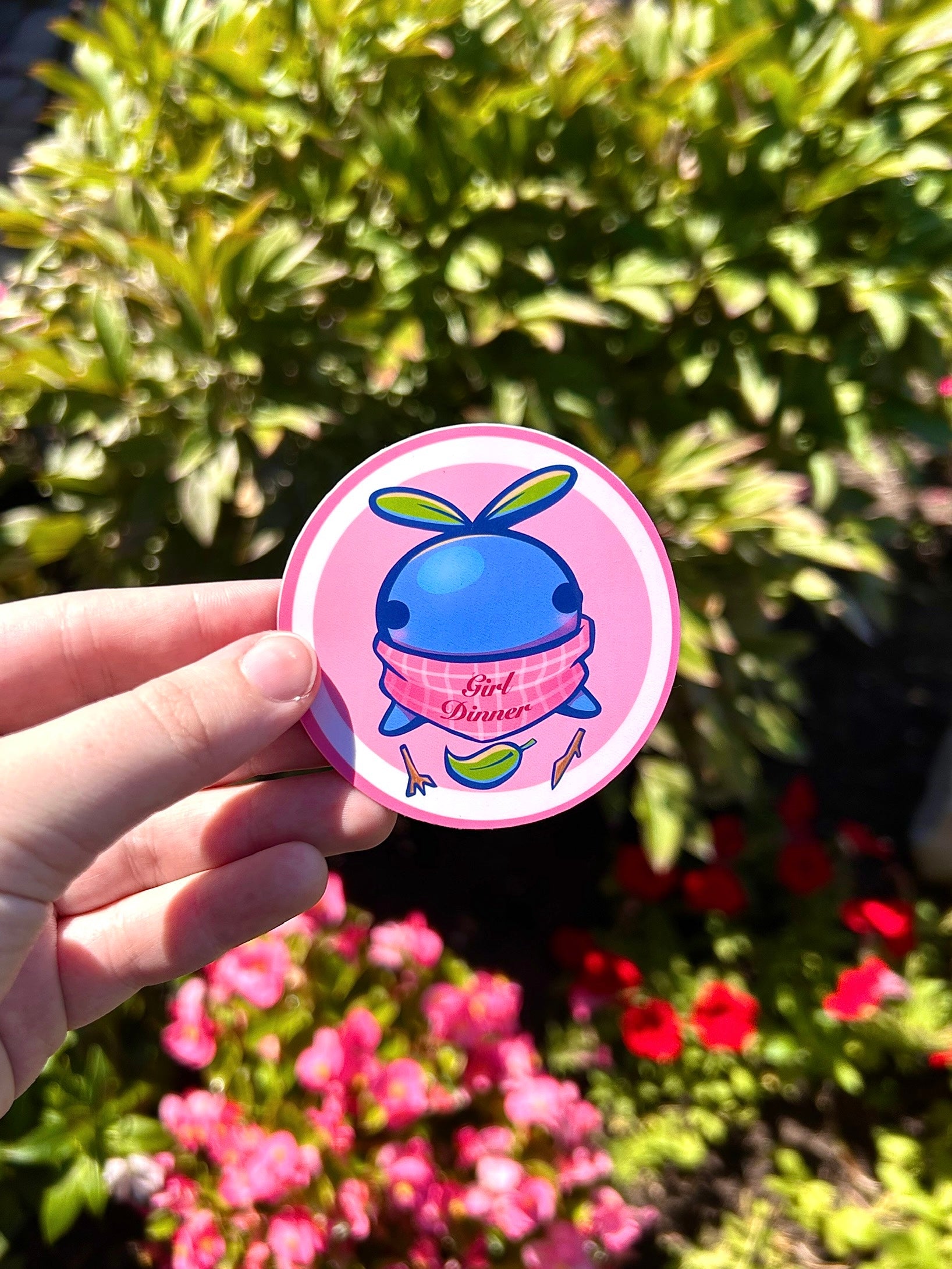 Girl Dinner Individual Sticker