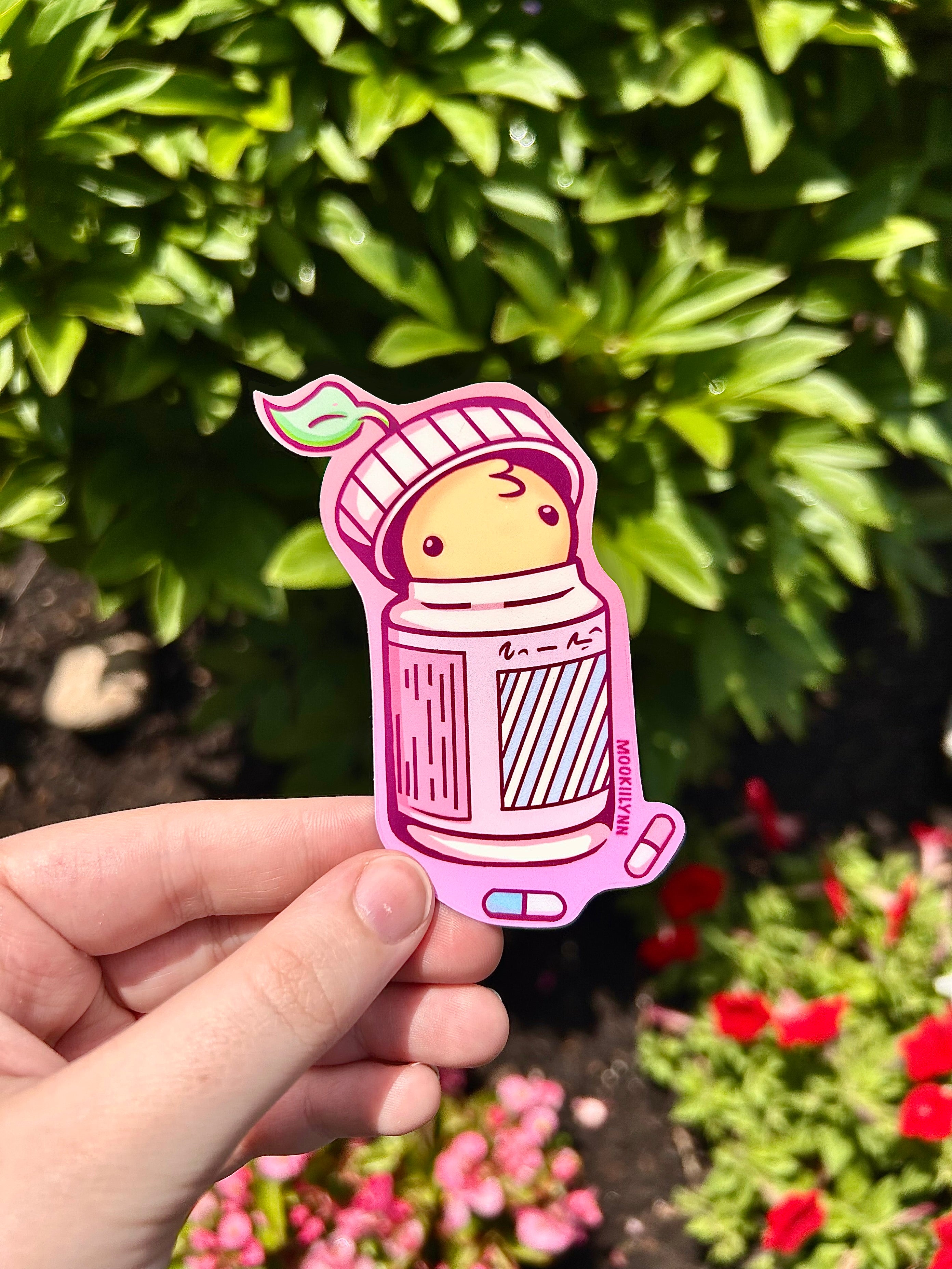 Perry The Pill Inspector Individual Sticker