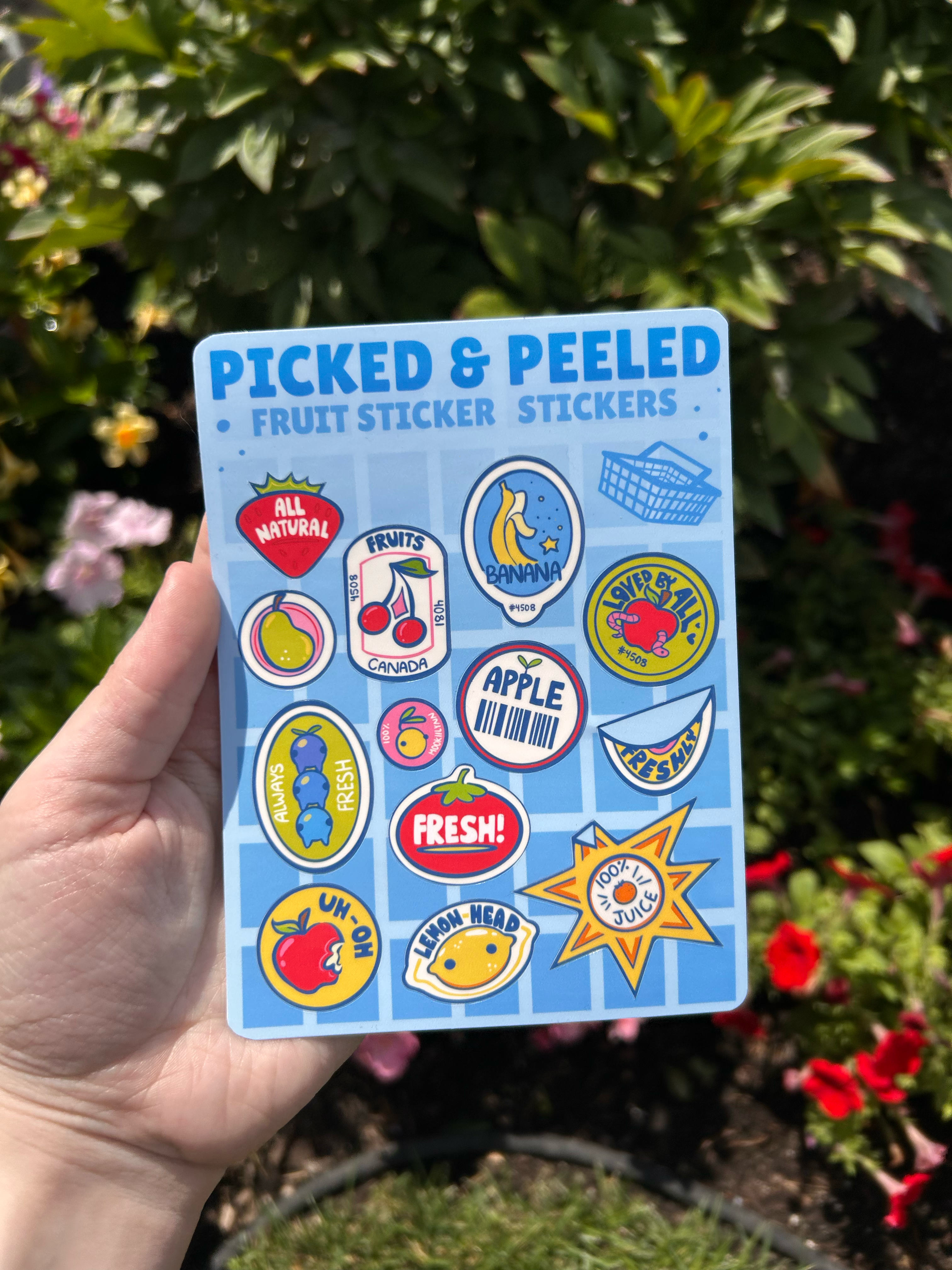 Picked & Peeled Sticker Sheet