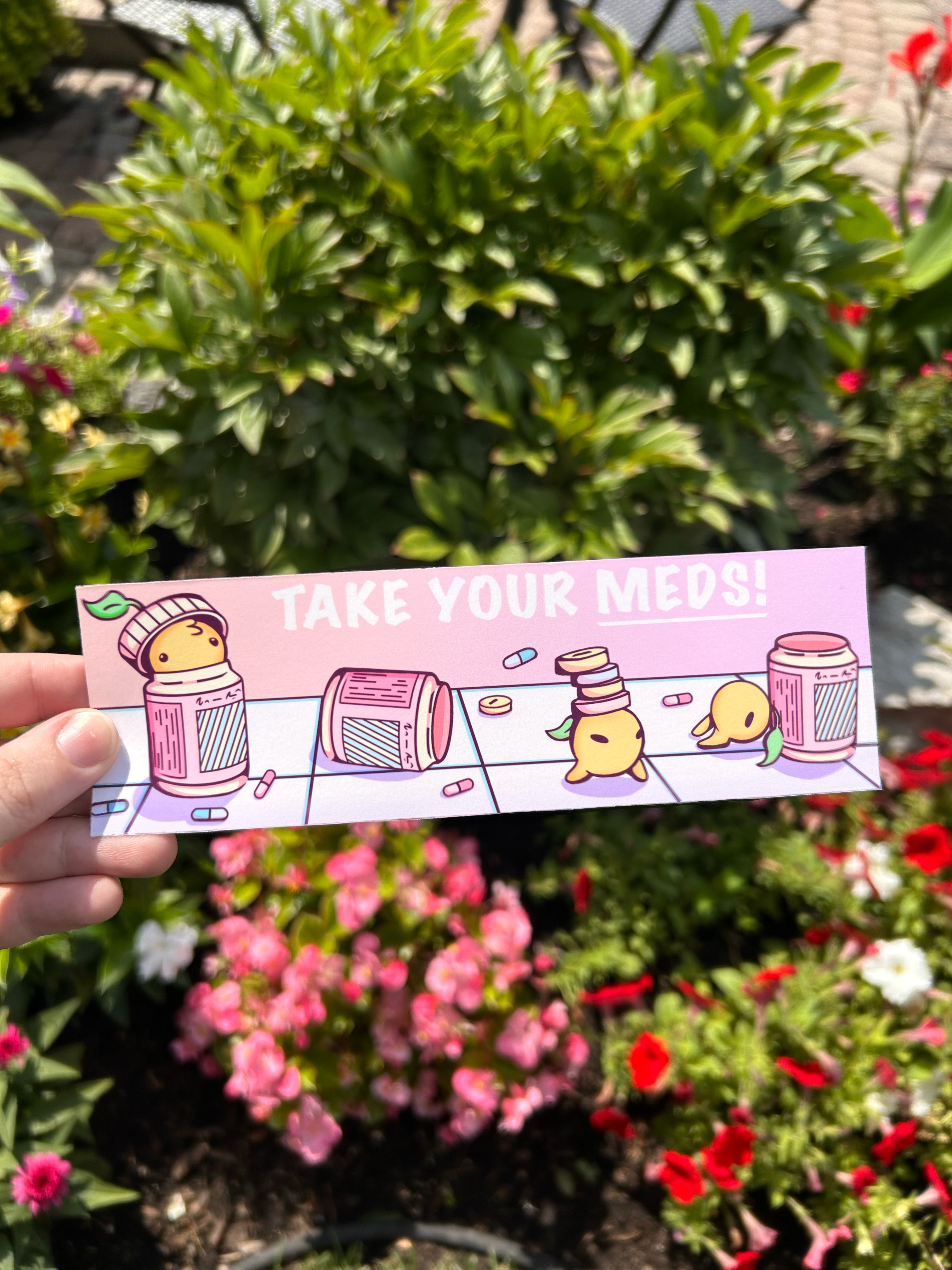 Take Your Meds Bookmark